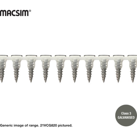 SCREW NEEDLE PNT CSK RIBBED PHIL GAL 8-18 X 30 (VILLA) COLLATED